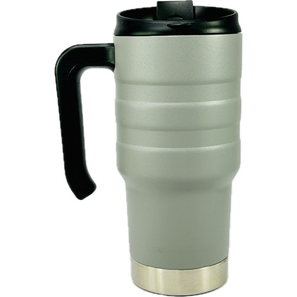 Mira 20 oz Stainless Steel Vacuum Insulated Travel Car Mug with Handle - Picture 4 of 13